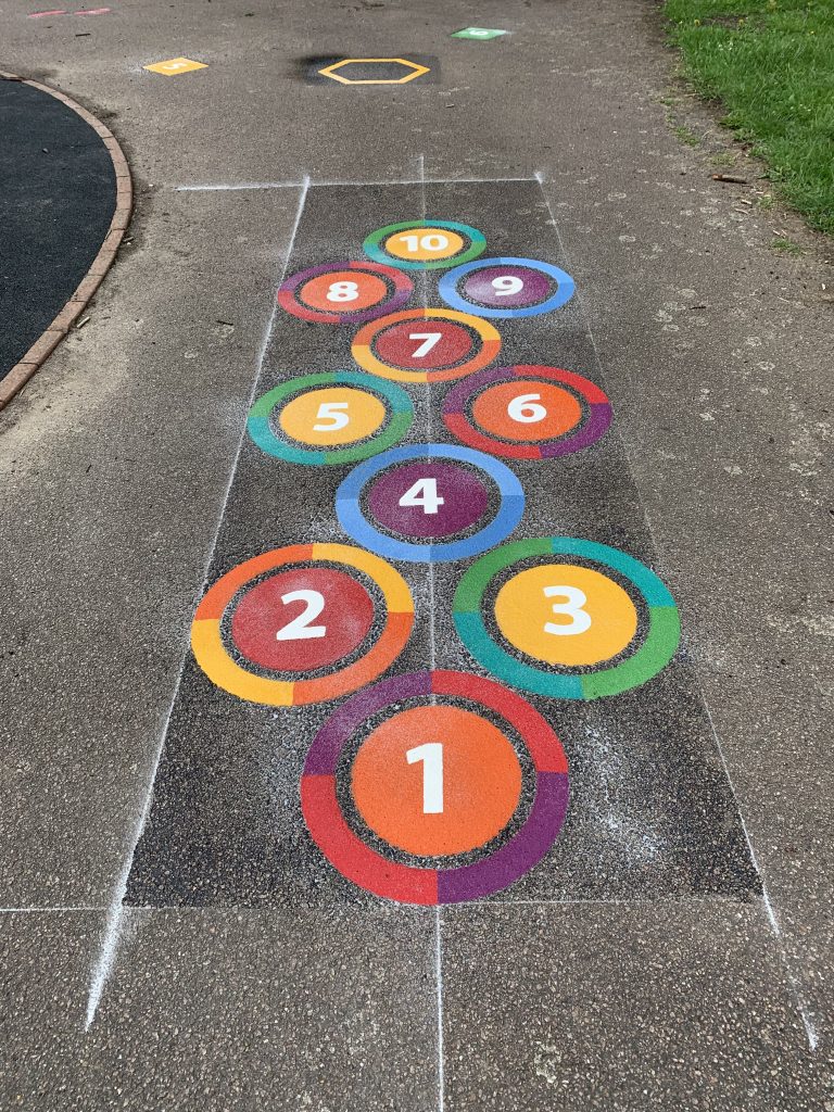 Circle Hopscotch 3 768x1024 - £2000 playground markings giveaway