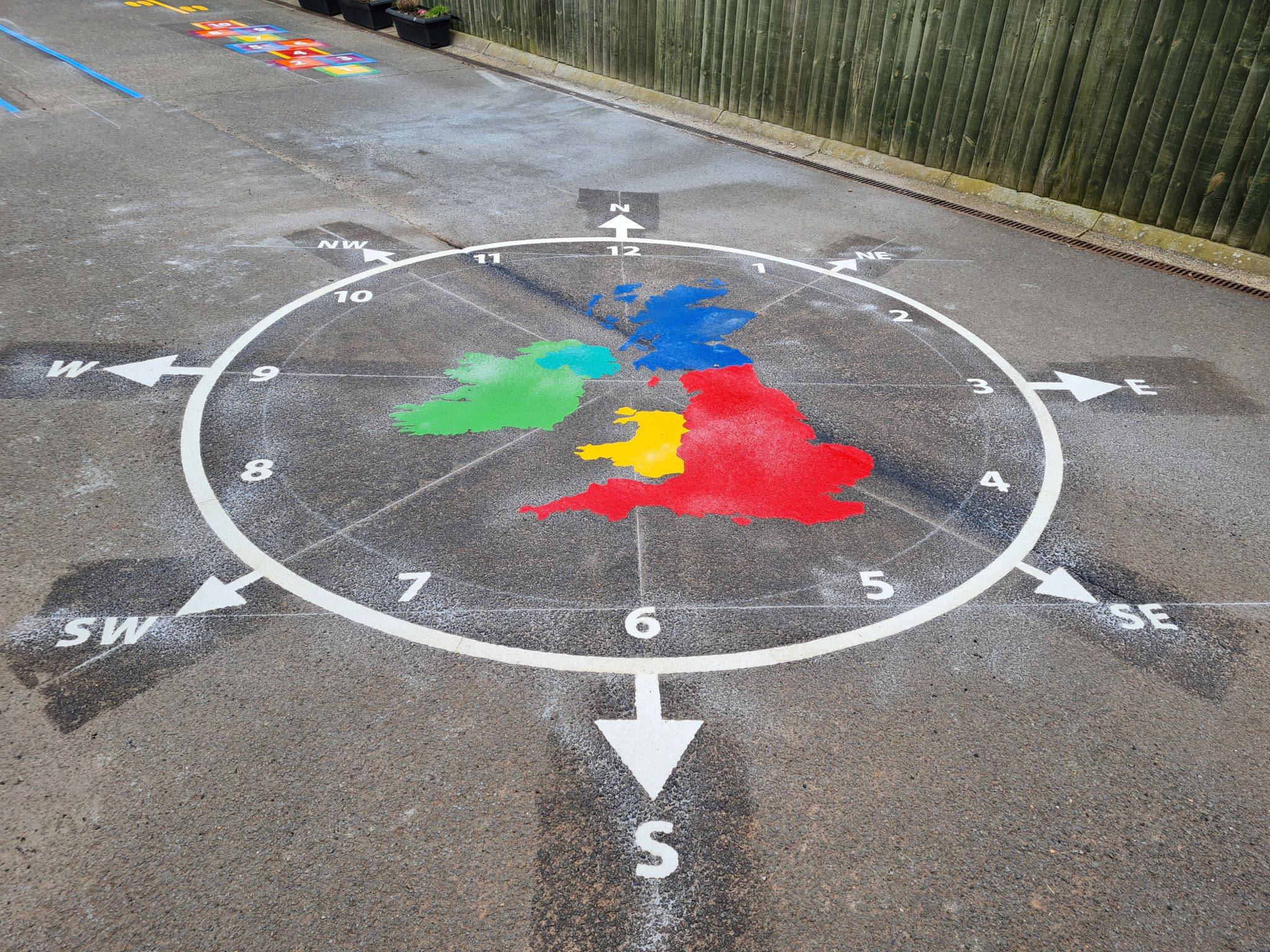 Improving numeracy understanding with maths playground markings