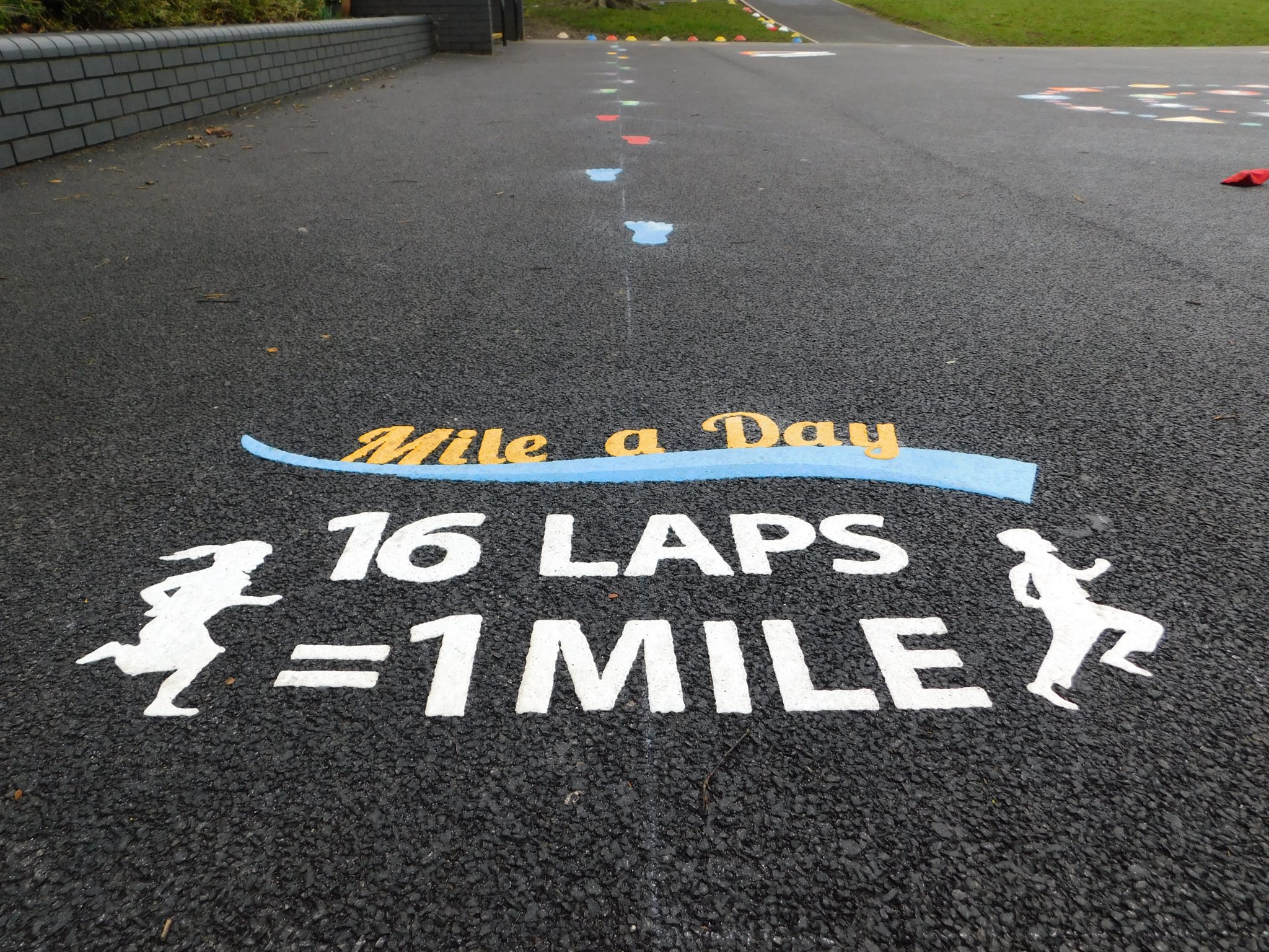 Mile a Day Playground Marking Gallery