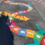 Letter Games Playground Markings