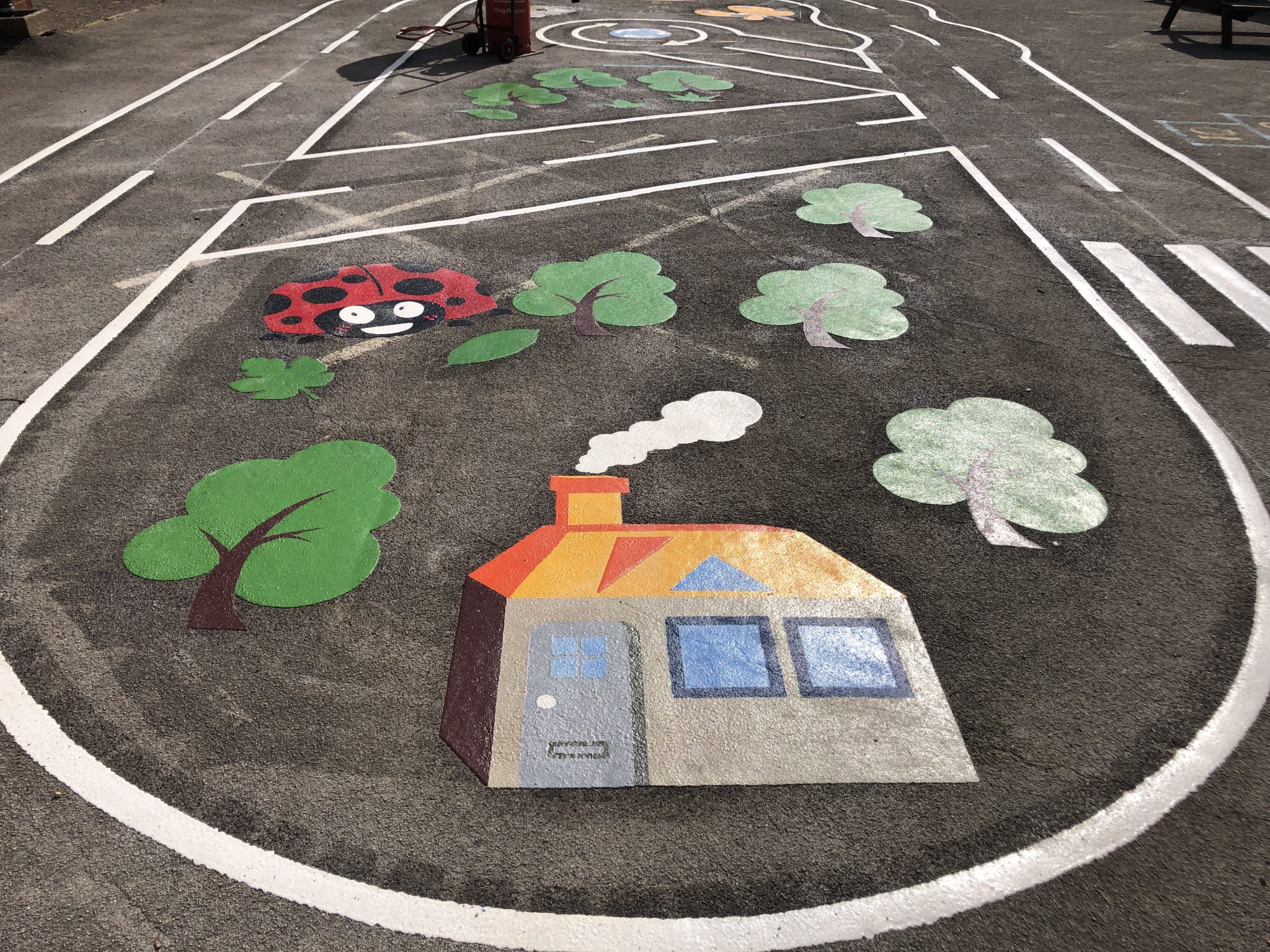 4 benefits of colourful characters & objects for your playground markings