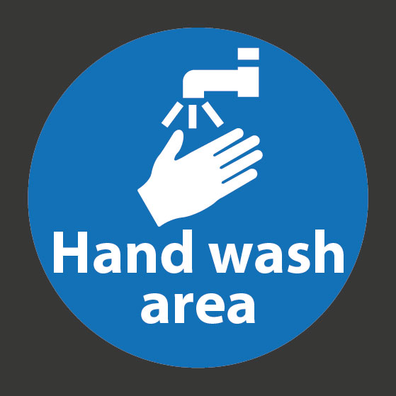 Hand-Wash Area playground marking