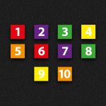 Numbered Squares 1 – 10