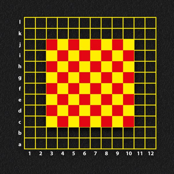 Chess Board with Coordinates Grid 600x600 - Chess Board with Coordinates Grid