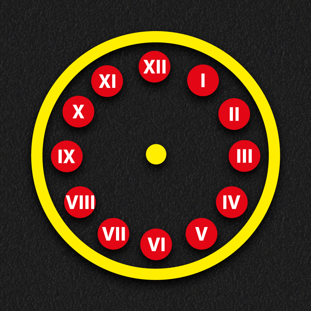 Roman Numerals Clock