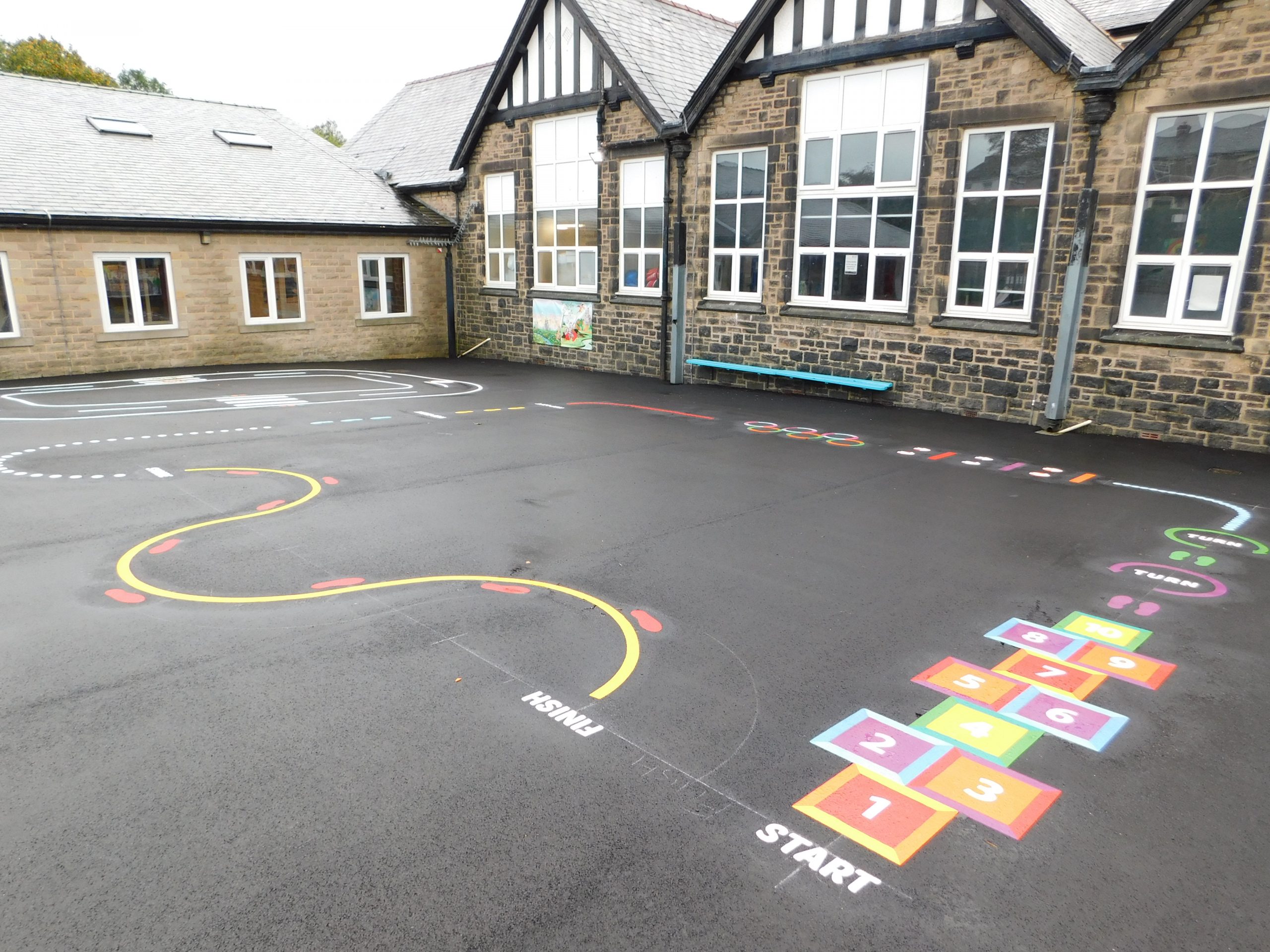 Creating Multi-Use Games Area with Thermoplastic Playground Markings