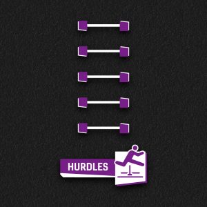 Hurdles With Symbol