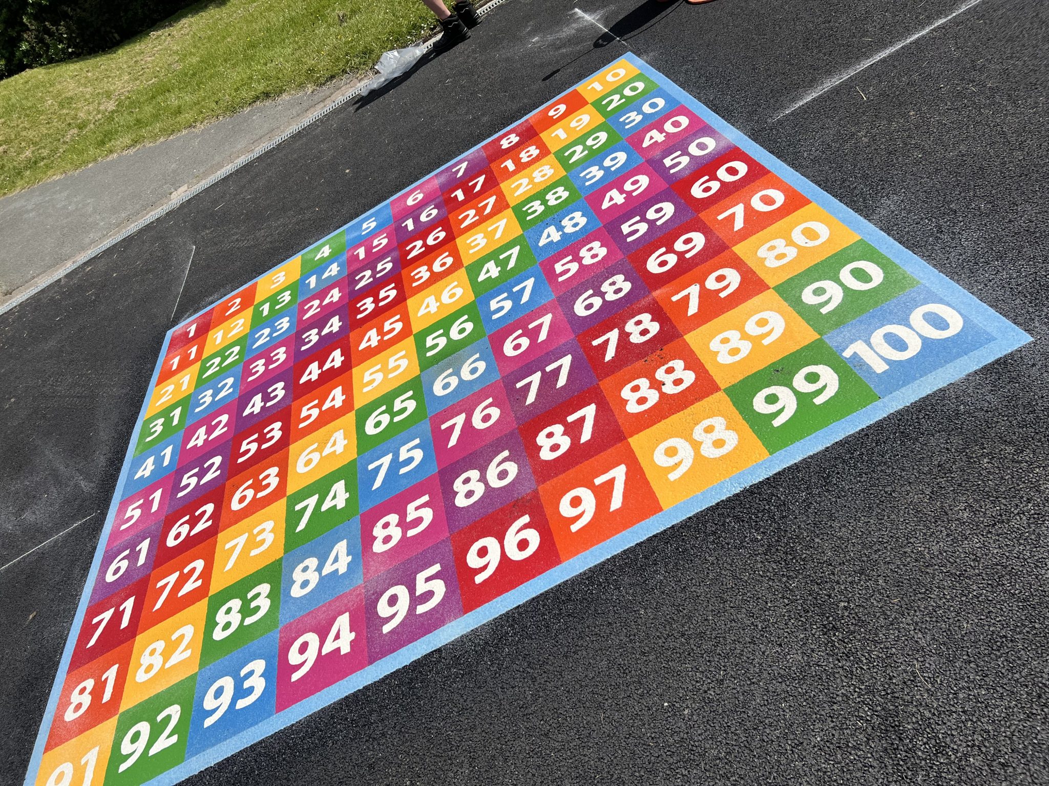 Taking Lessons Outside with Playground Clocks and Maths Playground Markings