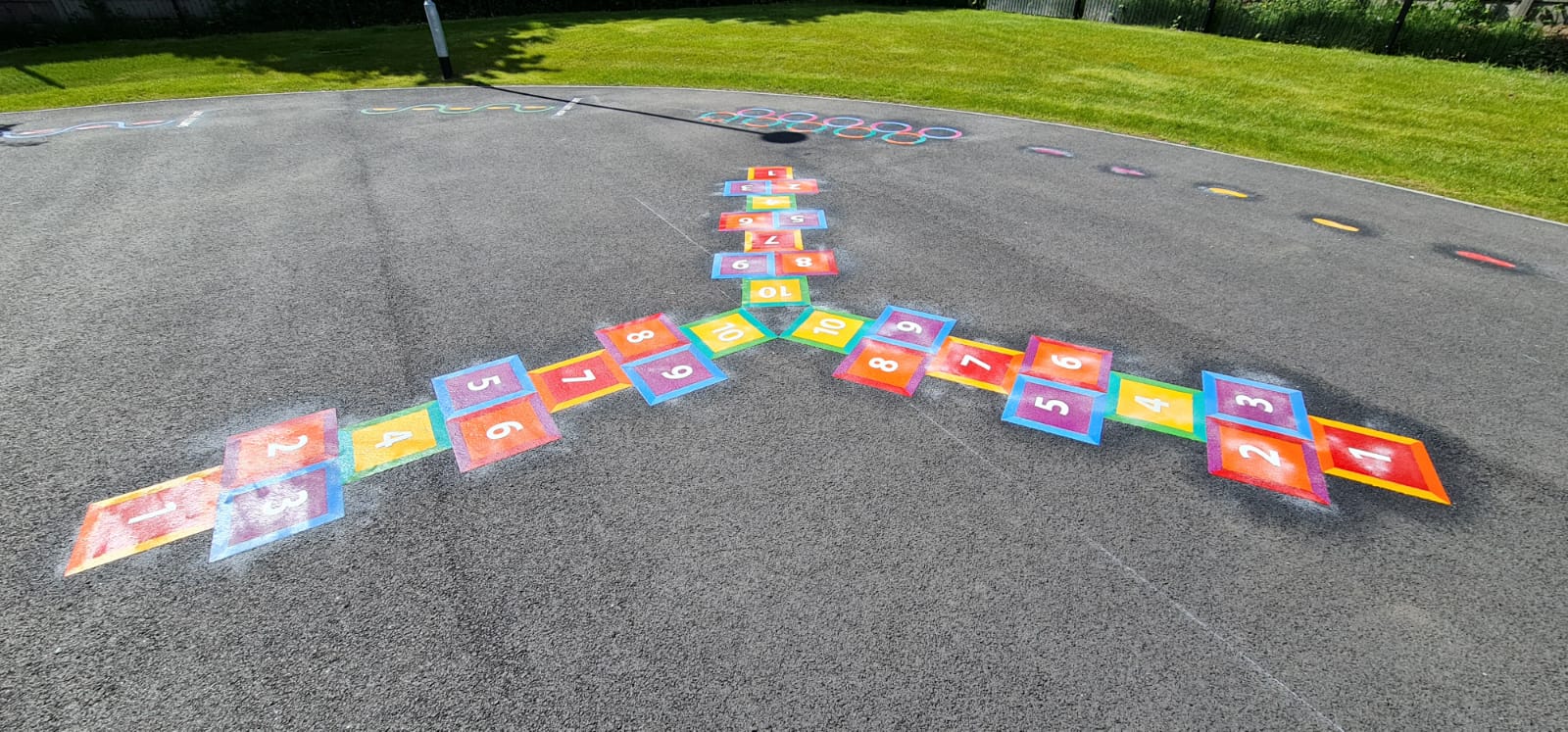 Maximising a Small Playground with Bespoke Playground Markings