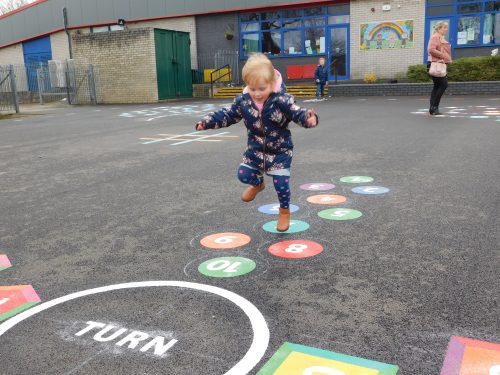 Hopscotch Playground Markings