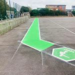 Mile A Day Playground Markings