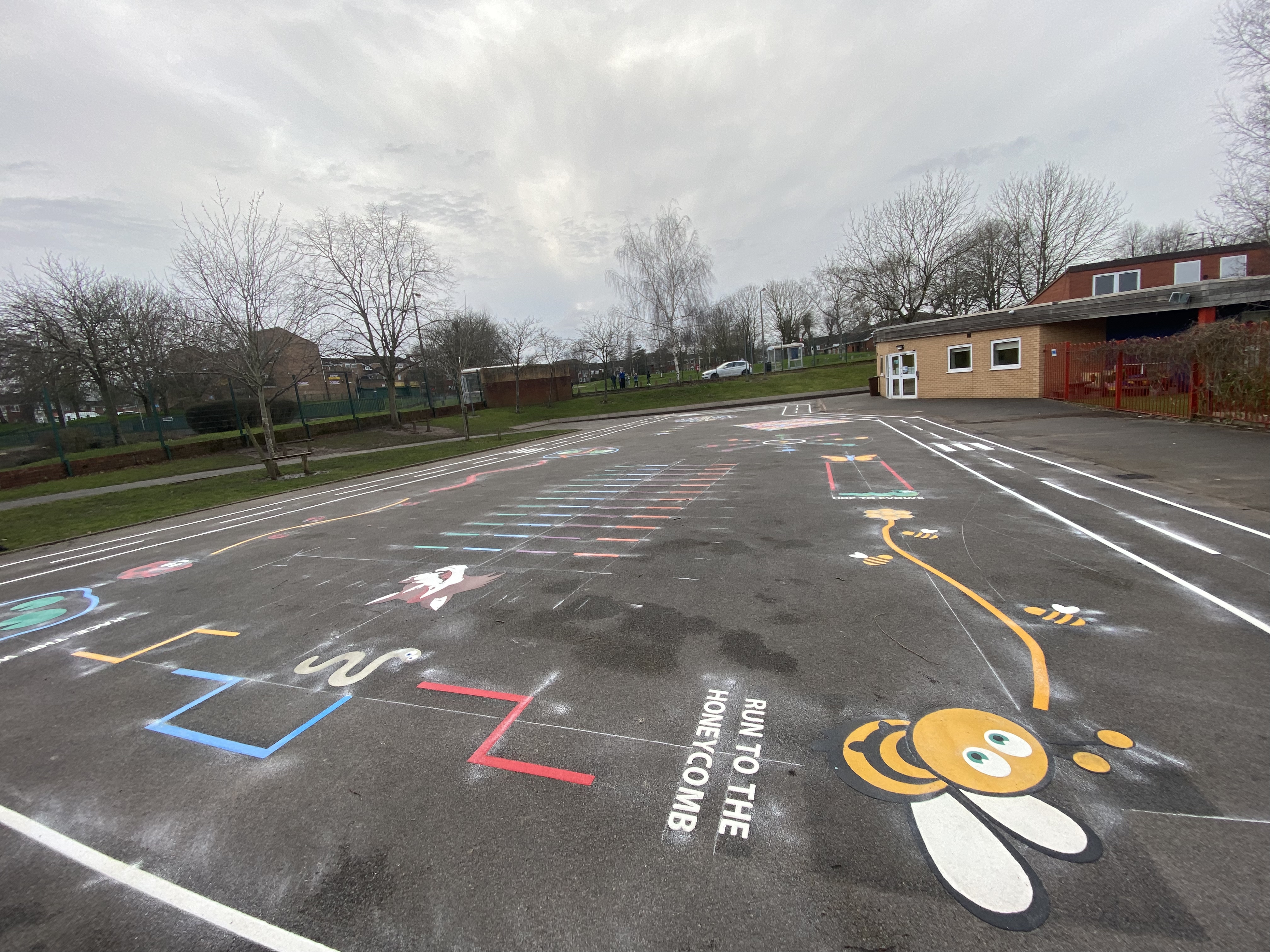 Designing a Playground with Innovative Playground Markings