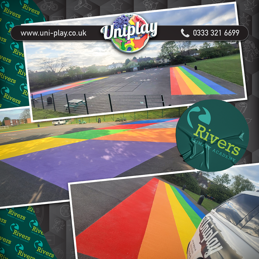 Rivers Primary Academy, Walsall – Playground Markings & Sports Surfacing